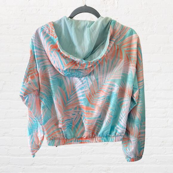 Forever 21 tropical print wind jacket - Picture 2 of 4